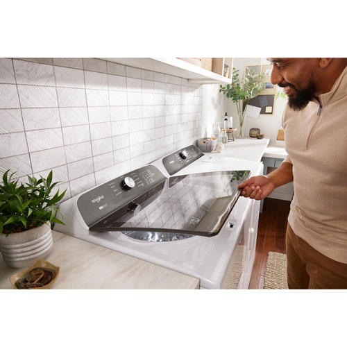 Sécheuse au gaz de 7,0 pi³ de Whirlpool - Blanc
