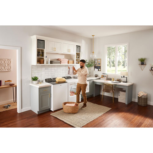 Sécheuse au gaz de 7,0 pi³ de Whirlpool - Blanc