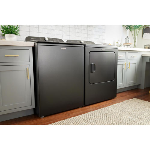 Whirlpool 6.1 Cu. Ft. High Efficiency 2-in-1 Top Load Washer - Volcano Black
