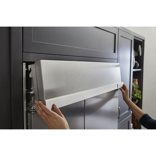 Kitchenaid 36" 20.8 Cu. Ft. Side-By-Side Refrigerator w/ Water & Ice Dispenser(KBSD706MPS) - Stainless Steel