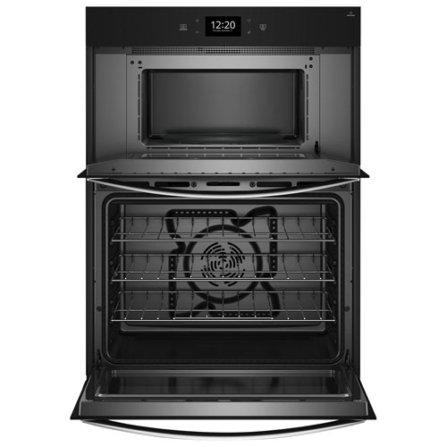 Whirlpool 27" 6.4 Cu. Ft. True Convection Electric Combination Wall Oven - Stainless Steel