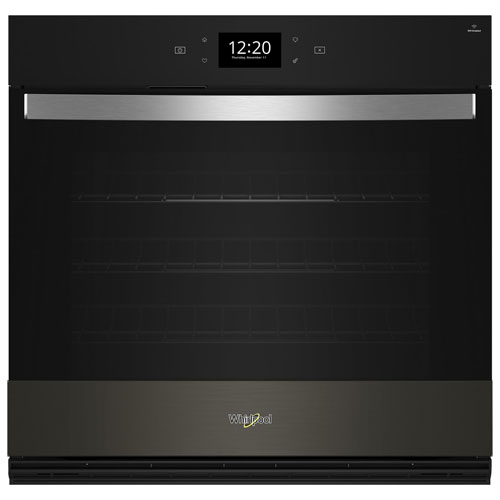 Whirlpool 30" 5 Cu. Ft. Self-Clean True Convection Electric Wall Oven - Black Stainless Steel