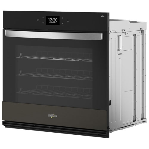 Whirlpool 30" 5 Cu. Ft. Self-Clean True Convection Electric Wall Oven - Black Stainless Steel
