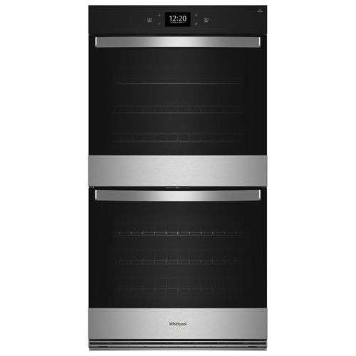 Whirlpool 30" 10 Cu. Ft. True Convection Electric Double Wall Oven - Stainless Steel