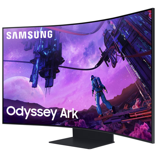 Samsung Odyssey Arc 55" 4K Ultra HD 165Hz 1ms GTG Curved VA LCD FreeSync Gaming Monitor - Black