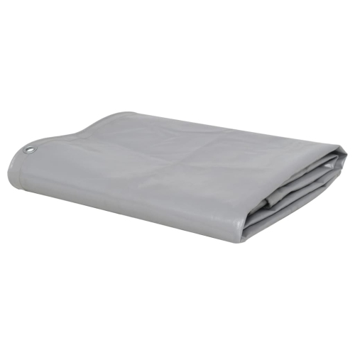 VidaXL Tarpaulin 650&nbsp;g/m² 3 4&nbsp;m gris