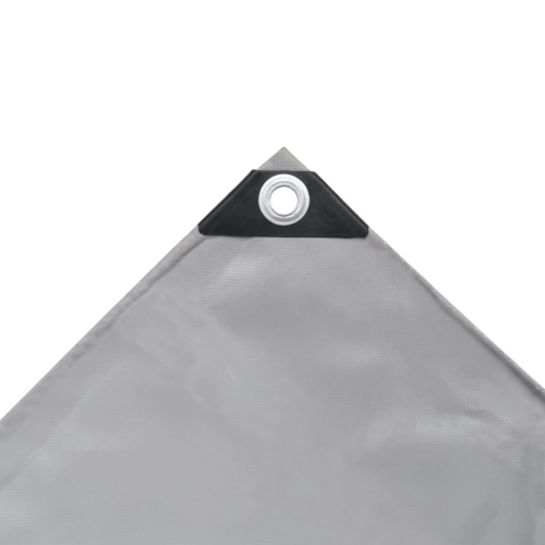 VidaXL Tarpaulin 650 g/m² 3 4 m gris