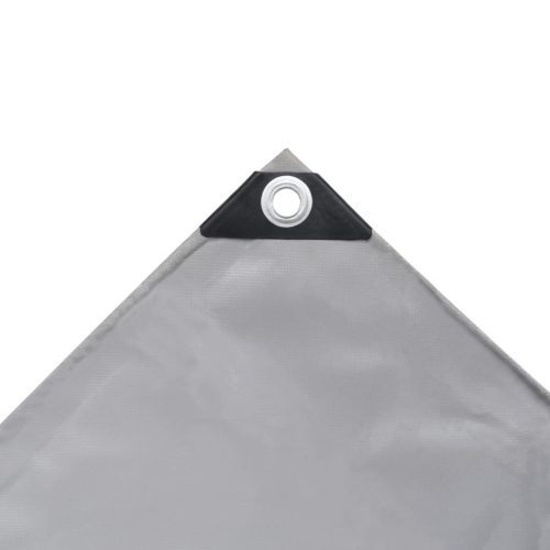 vidaXL Tarpaulin 650 g/m² 4x8 m Grey