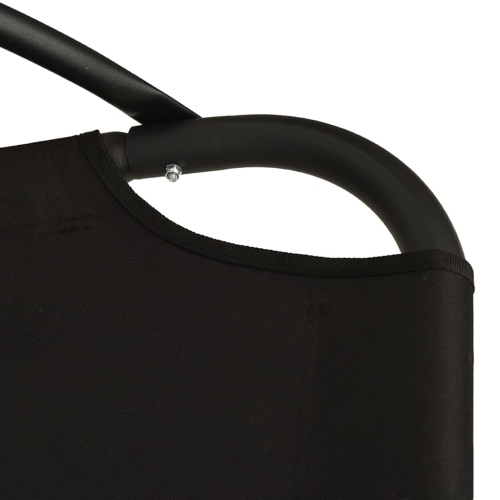 vidaXL Garden Swing Chair with Cushion Dark Grey Oxford Fabric&Steel