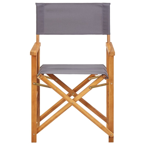 vidaXL Director's Chairs 2 pcs Solid Acacia Wood