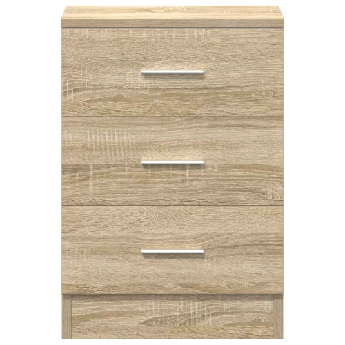 vidaXL Bedside Cabinets 2 pcs Sonoma Oak 38x35x56 cm Engineered Wood