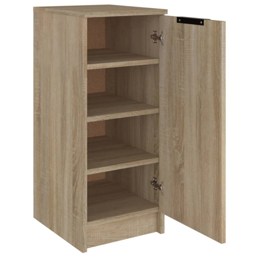 vidaXL Shoe Cabinet Sonoma Oak 30x35x70 cm Engineered Wood