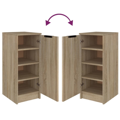 vidaXL Shoe Cabinet Sonoma Oak 30x35x70 cm Engineered Wood