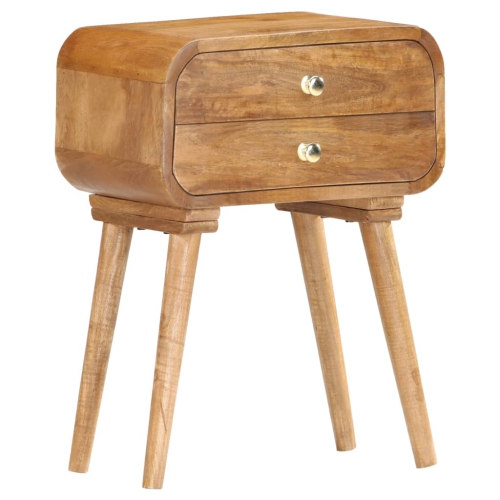 Image 1 de 10.. Armoire de chevet en bois de manguier massif 58&nbsp;cm 43 x 30 po