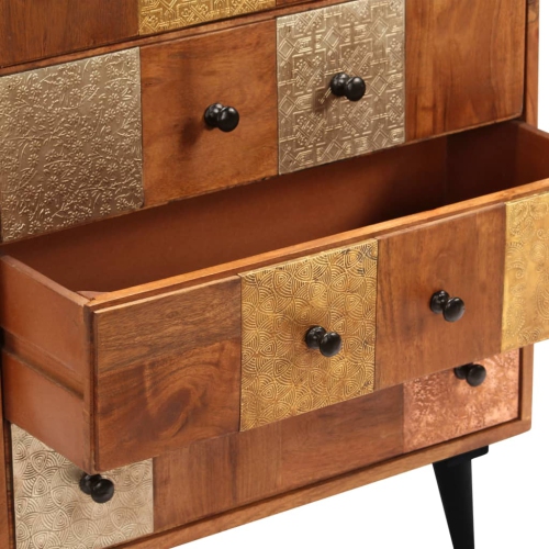 vidaXL Chest of Drawers 60x30x75 cm Solid Acacia Wood