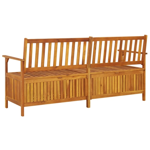 vidaXL Storage Bench 170 cm Solid Wood Acacia