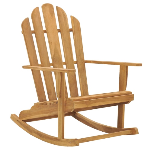 VIDAXL  Adirondack Rocking Chair Solid Teak Wood
