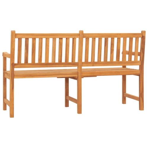 vidaXL 3-Seater Garden Bench with Table 150 cm Solid Teak Wood