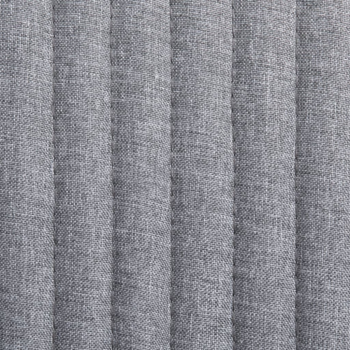 vidaXL Dining Chairs 4 pcs Light Grey Fabric