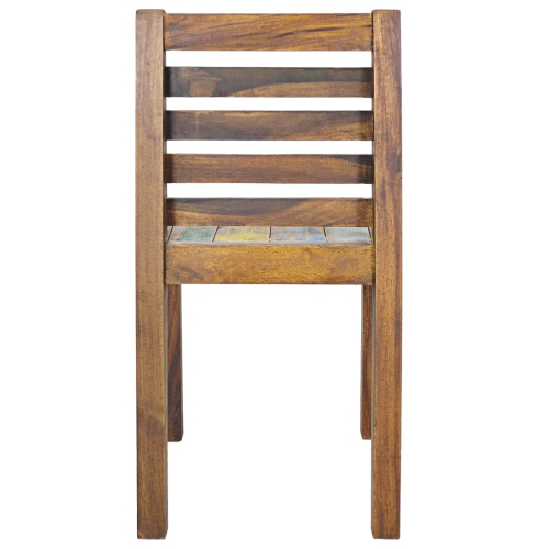vidaXL Dining Chairs 2 pcs Solid Reclaimed Wood