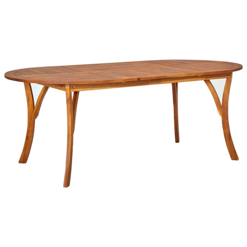 VIDAXL  Garden Table 201X100X75 Cm Solid Acacia Wood