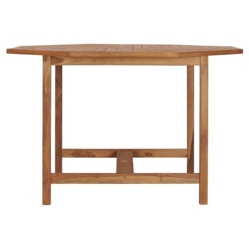 vidaXL Garden Dining Table 110x110x75 cm Solid Wood Teak