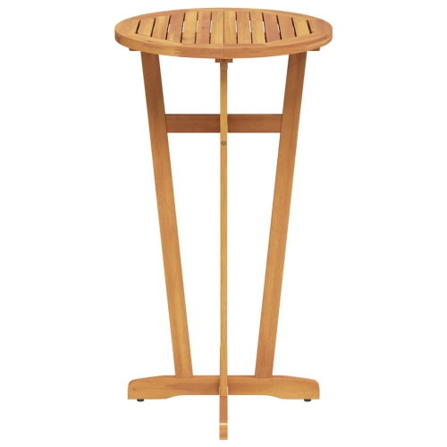 vidaXL Garden Bar Table Ø60x105 cm Solid Wood Acacia