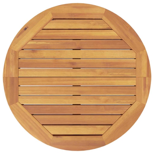 vidaXL Garden Bar Table Ø60x105 cm Solid Wood Acacia