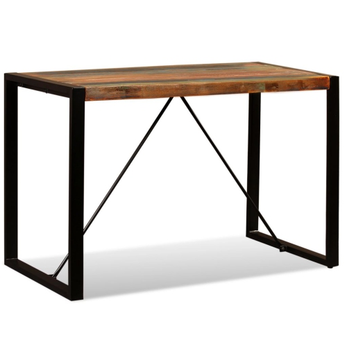 VIDAXL  Dining Table Solid Reclaimed Wood 47.2"