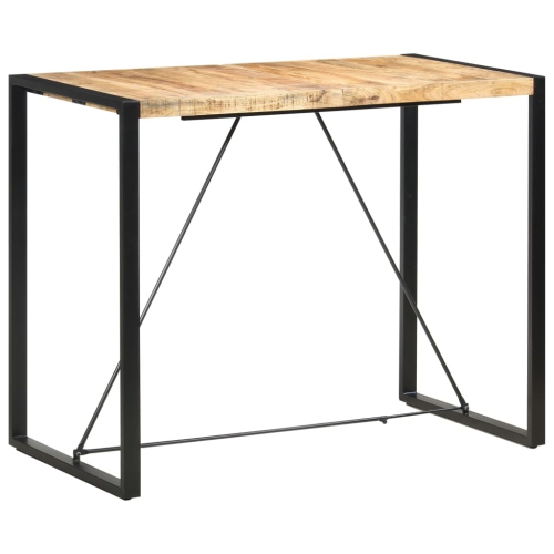 VIDAXL  Bar Table 140X70X110 Cm Solid Wood In Mango
