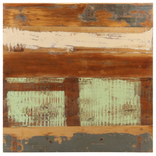 vidaXL Bistro Table Square 19.7"x19.7"x29.5 Solid Reclaimed Wood