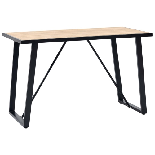 VIDAXL  Dining Table Oak 120X60X75 Cm Mdf