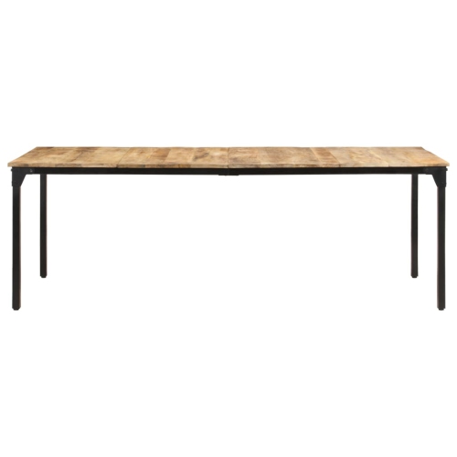 vidaXL Dining Table 86.6"x39.4"x29.9" Rough Mango Wood