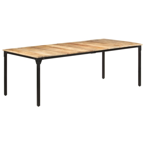 vidaXL Dining Table 86.6"x39.4"x29.9" Rough Mango Wood