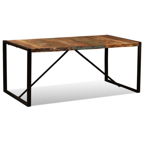 vidaXL Dining Table Solid Reclaimed Wood 70.9"