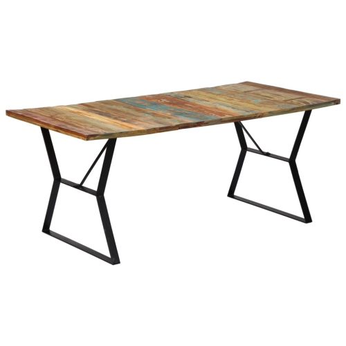 vidaXL Dining Table 70.8"x35.4"x29.9" Solid Reclaimed Wood