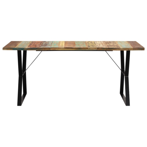 vidaXL Dining Table 70.8"x35.4"x29.9" Solid Reclaimed Wood