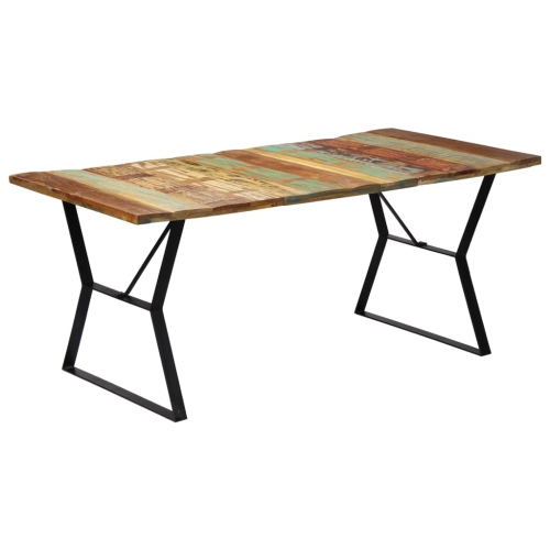 vidaXL Dining Table 70.8"x35.4"x29.9" Solid Reclaimed Wood