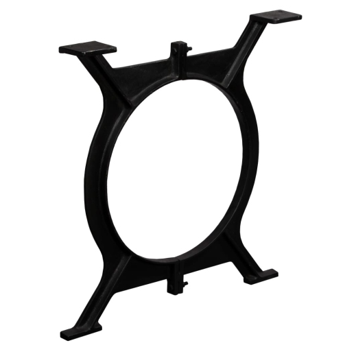 vidaXL Dining Table Legs 2 pcs O-Frame Cast Iron