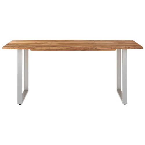 vidaXL Dining Table 70.9"x35.4"x29.9" Solid Acacia Wood