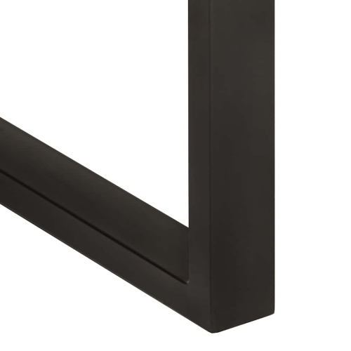 vidaXL Dining Table, Rustic Design Bistro Table for Dining Room, Solid Wood, 43.3''x19.6''x30''