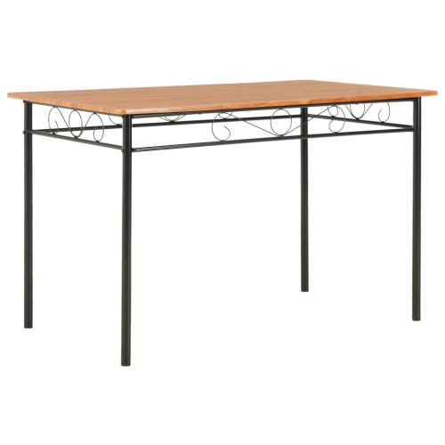 VIDAXL  " Dining Table 47.2""x27.6""x29.5"" Mdf" In Brown