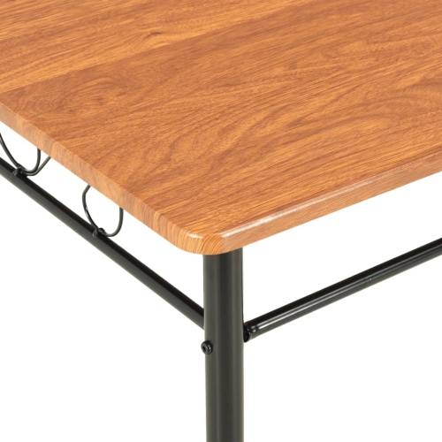 vidaXL Dining Table Brown 47.2"x27.6"x29.5" MDF