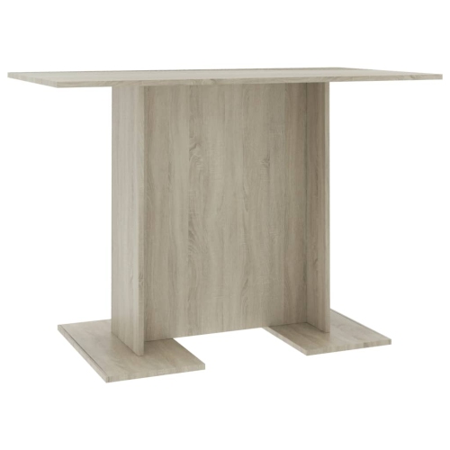 vidaXL Dining Table Sonoma Oak 43.3"x23.6"x29.5" Chipboard