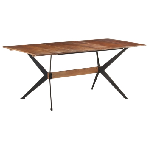 vidaXL Dining Table 180x90x76 cm Solid Mango Wood