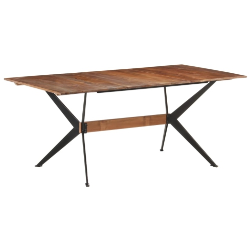vidaXL Dining Table 180x90x76 cm Solid Mango Wood
