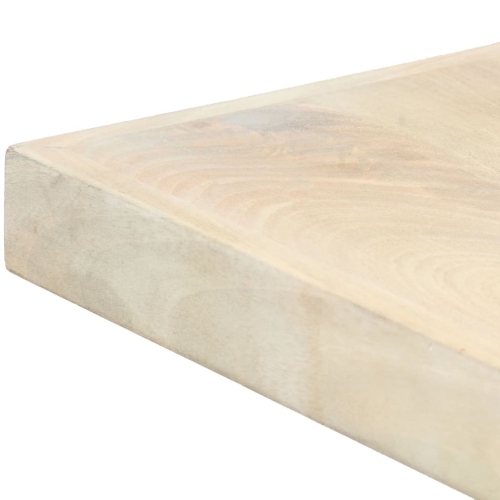 vidaXL Dining Table 55.1"x27.6"x29.5" Solid Bleached Mango Wood