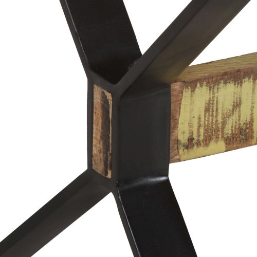 vidaXL Dining Table 160x80x76 cm Solid Reclaimed Wood