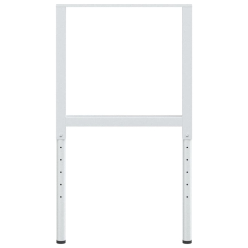 Lunettes de travail à cadre réglable vidaXL 2 pièces en métal 55x(69-95,5) cm gris