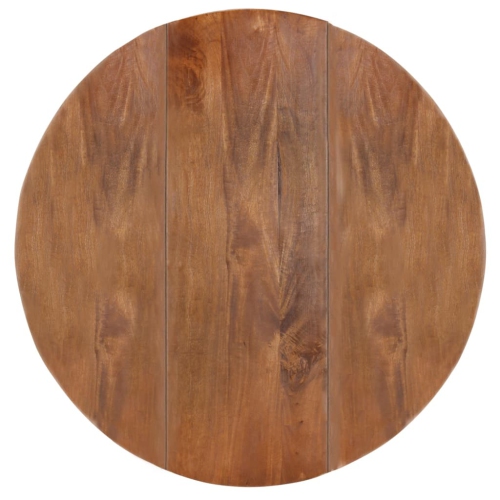 vidaXL Dining Table Round 110x76 cm Solid Mango Wood